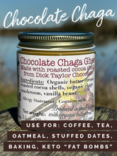Load image into Gallery viewer, Chocolate Chaga Ghee - 12 oz. | 3.5 oz. glass jar