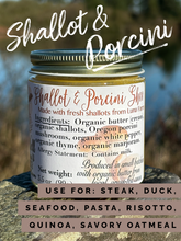 Load image into Gallery viewer, Shallot & Porcini Ghee - 12 oz. | 3.5 oz. glass jar