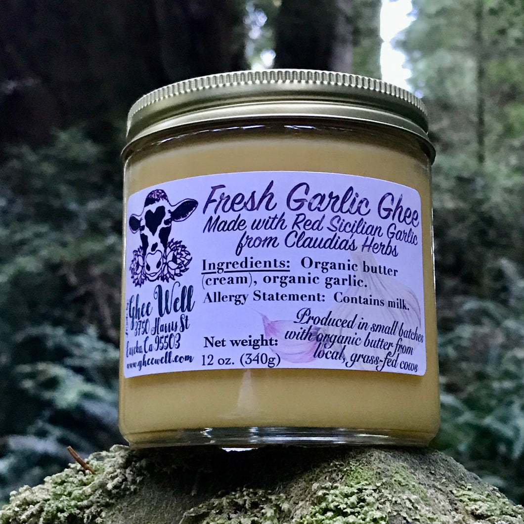 Fresh Garlic Ghee - 12oz. glass jar