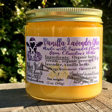 Load image into Gallery viewer, Vanilla Lavender Ghee - 12oz. | 3.5oz. glass jar