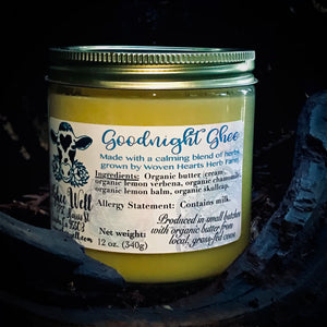 Goodnight Ghee - 12oz. glass jar