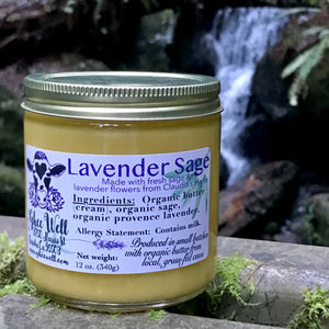 Lavender Sage Ghee - 12oz. glass jar