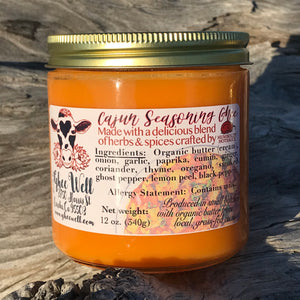 Cajun Seasoning Ghee - 12oz. glass jar