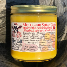 Load image into Gallery viewer, Moroccan Spice Ghee - 12 oz. | 3.5 oz. glass jar
