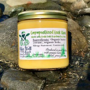 Caramelized Leek Ghee - 12oz. glass jar